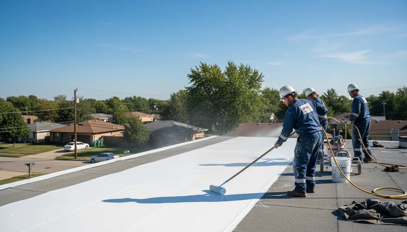 Commercial roof coating in Honeoye, NY near me